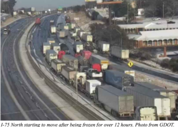 Monroe Residents Frozen on Icy Roads In Midst of Winter Weather